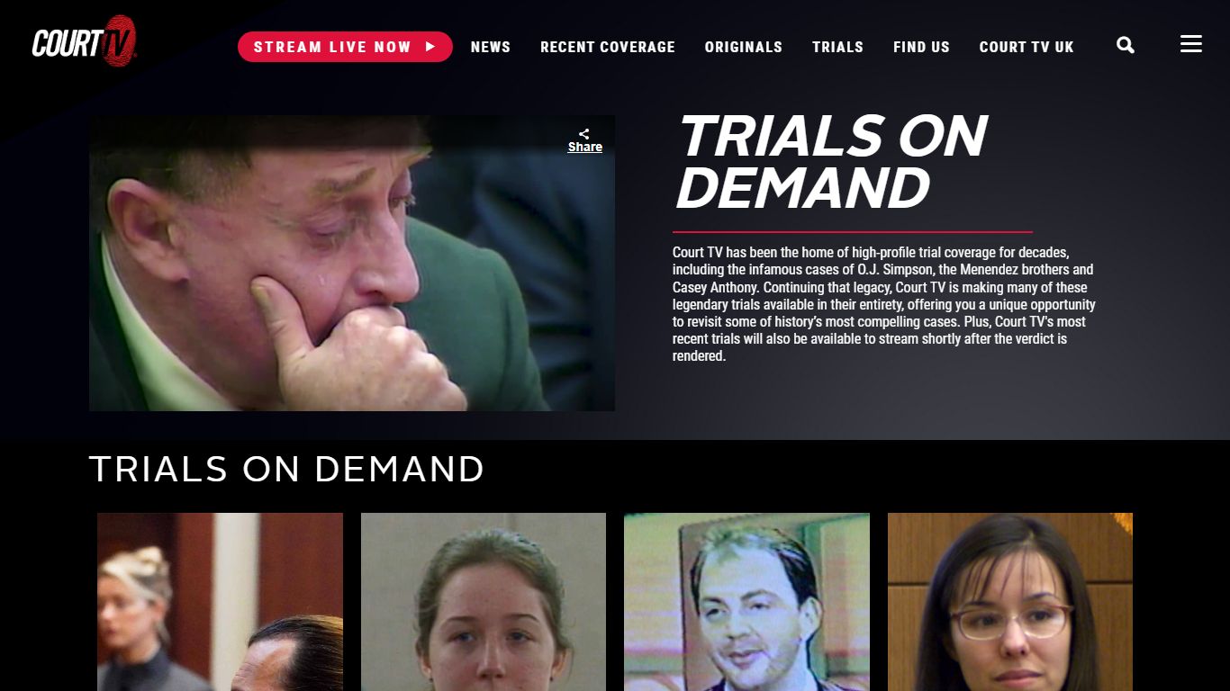 Trials On Demand - Court TV